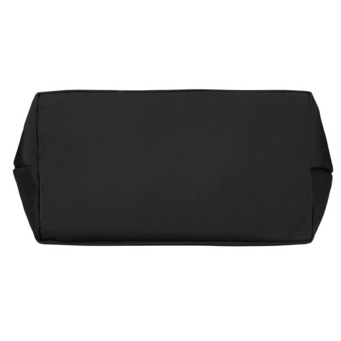 Torba damska z poliestru w ciemnoszarym kolorze zamykana suwakami z kieszenią zewnętrzną - Peterson