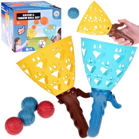 Zestaw sportowy - gra zręcznościowa Złap piłkę do koszyczka SP0770