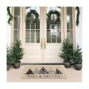 Dywanik wycieraczka świąteczna MERRY CHRISTMAS, choinki 60x90cm DYW13