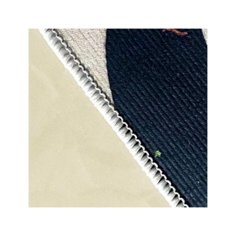 Dywanik wycieraczka świąteczna MERRY CHRISTMAS, czerwona w gwiazdki 60x90cm DYW14