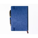 Granatowy notes w formacie A5 zadrukowany w linie - Peterson