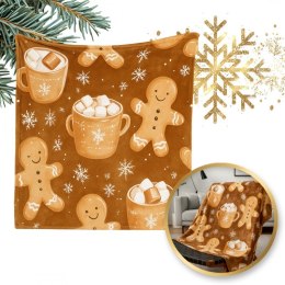 Mięciutki koc XL Flannel 150x200cm GRUBY MIĘKKI NARZUTA KOC21