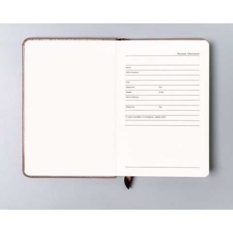 Notes w formacie A6 w kolorze khaki zadrukowany w kropki - Peterson