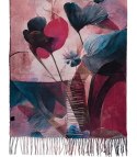 Kwadratowa chusta szal damski z frędzlami (Wielokolorowy)