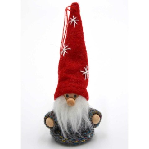 ZAWIESZKA BOMBKA SKRZAT CZERWONY 11CM